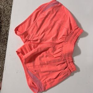 Sonic Pink lulu lemon 4inch shorts size 4
